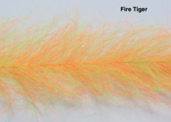 Frenzy Fly Fiber Brush Fire Tiger Frenzy Fly Fiber Brush Fire Tiger